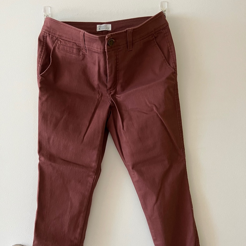 Maroon Pants